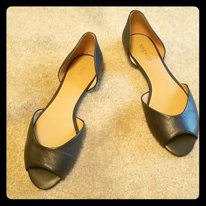 Nine West black flats